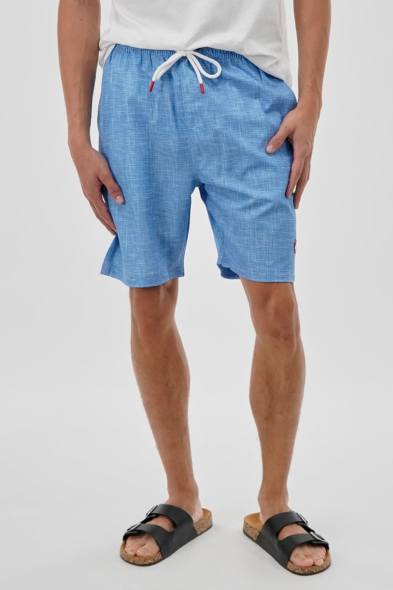 Canada Weather Gear Elastic Surf Shorts - Blue - Mens Shorts & Capris - Canada Weather Gear