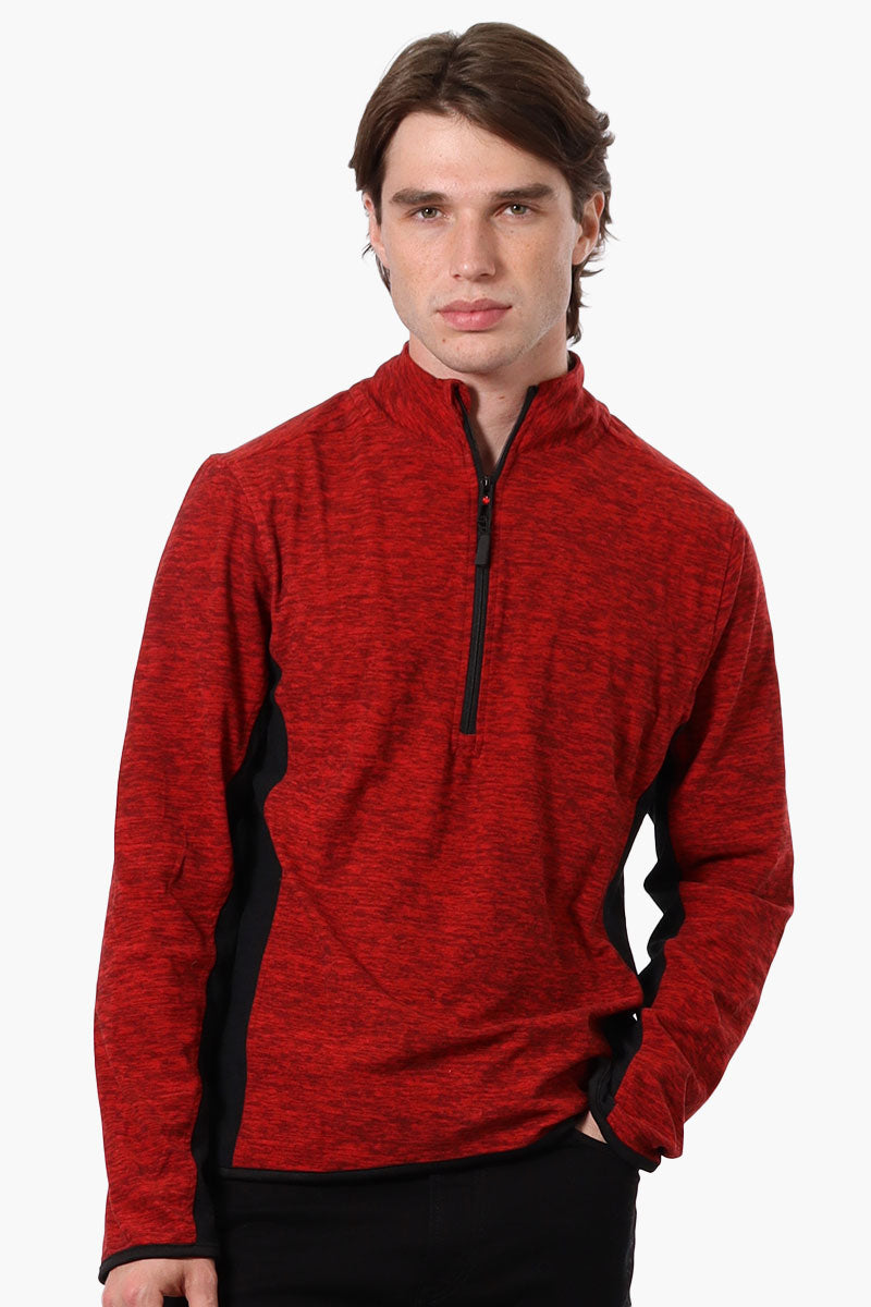 Canada Weather Gear Fleece Pullover Sweatshirt - Red - Mens Hoodies & Sweatshirts - Canada Weather Gear