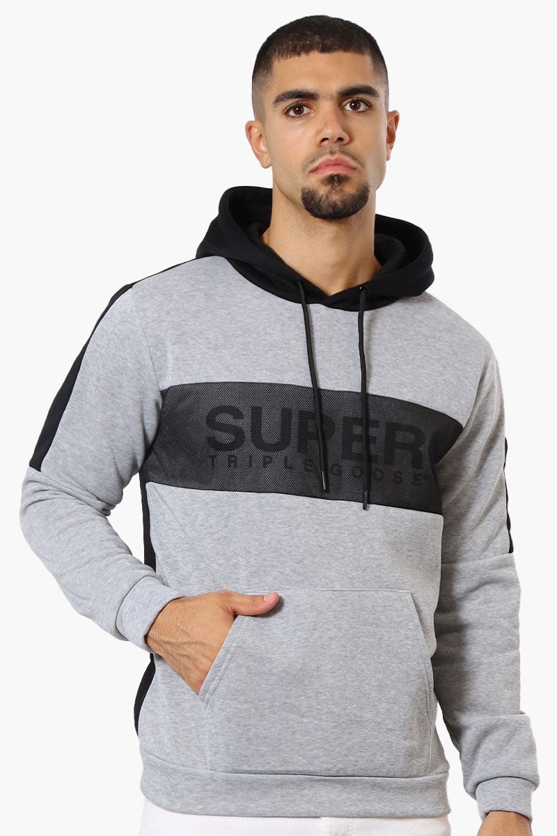 Super Triple Goose Mesh Insert Hoodie - Grey - Mens Hoodies & Sweatshirts - Canada Weather Gear