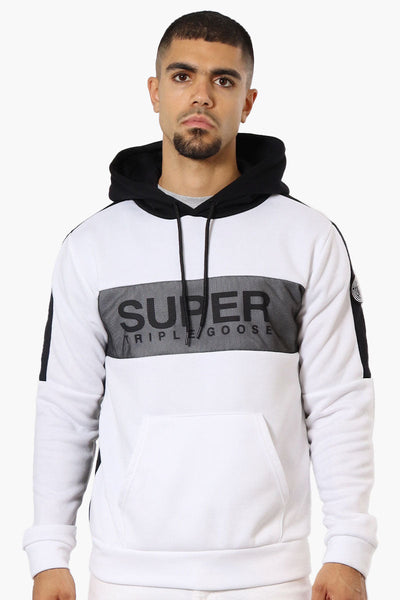 Super Triple Goose Mesh Insert Hoodie - Cream - Mens Hoodies & Sweatshirts - Canada Weather Gear