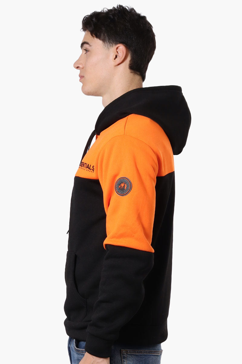 Colour Block Hoodie - Orange