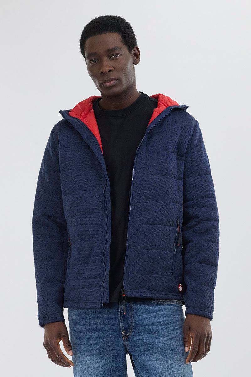 Canada Weather Gear Zip Up Hooded Lightweight Jacket - Navy - Mens Lightweight Jackets - Canada Weather Gear