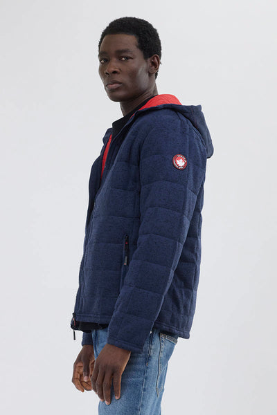 Canada Weather Gear Zip Up Hooded Lightweight Jacket - Navy - Mens Lightweight Jackets - Canada Weather Gear