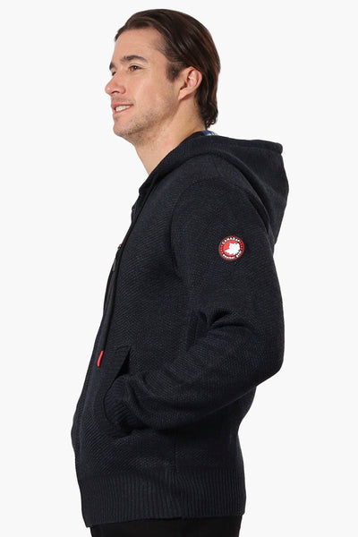 Canada Weather Gear Fleece Lined Hooded Lightweight Jacket - Navy - Mens Lightweight Jackets - Canada Weather Gear