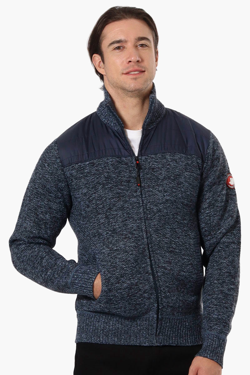 Canada Weather Gear Bonded Fleece Lined Lightweight Jacket - Navy - Mens Lightweight Jackets - Canada Weather Gear