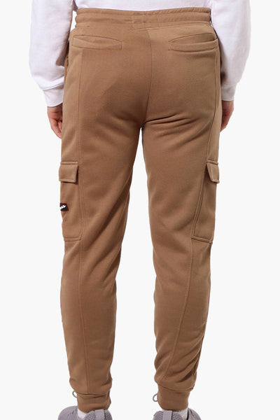 Canada Weather Gear Tie Waist Cargo Joggers - Camel - Mens Joggers & Sweatpants - Canada Weather Gear