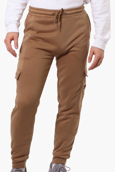 Canada Weather Gear Tie Waist Cargo Joggers - Camel - Mens Joggers & Sweatpants - Canada Weather Gear