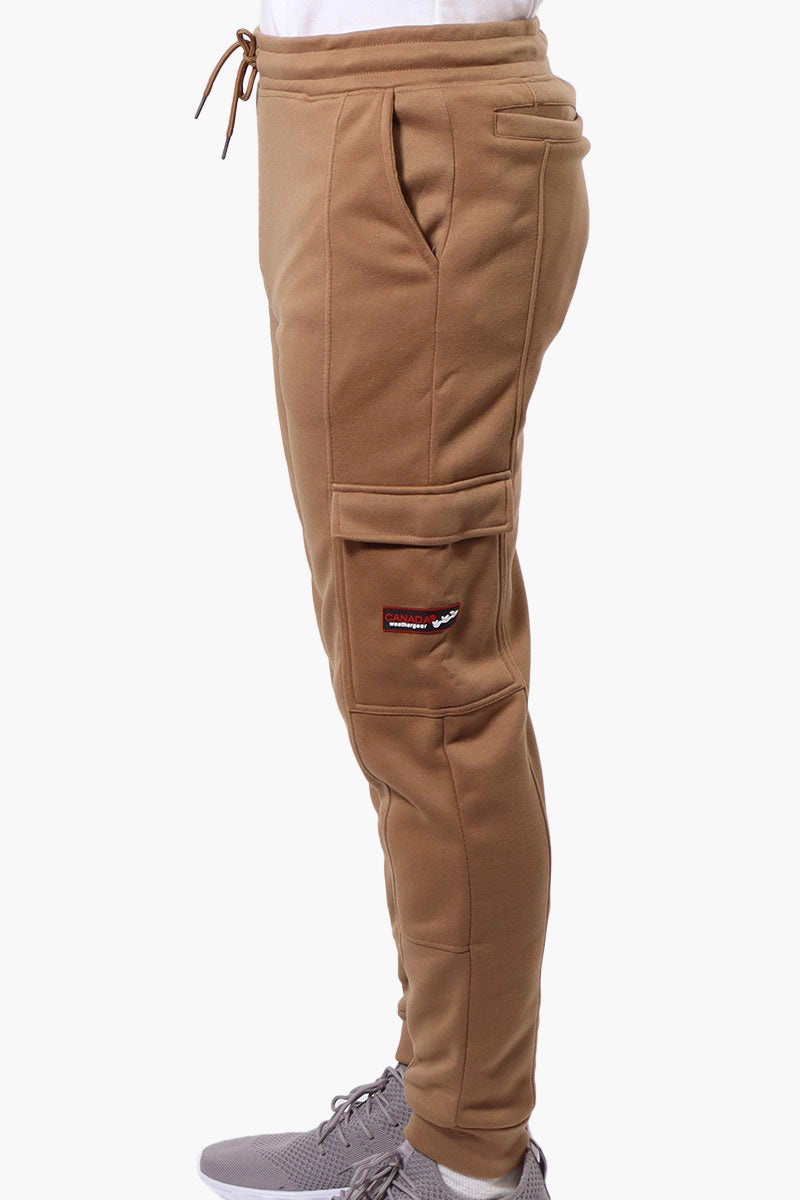 Canada Weather Gear Tie Waist Cargo Joggers - Camel - Mens Joggers & Sweatpants - Canada Weather Gear