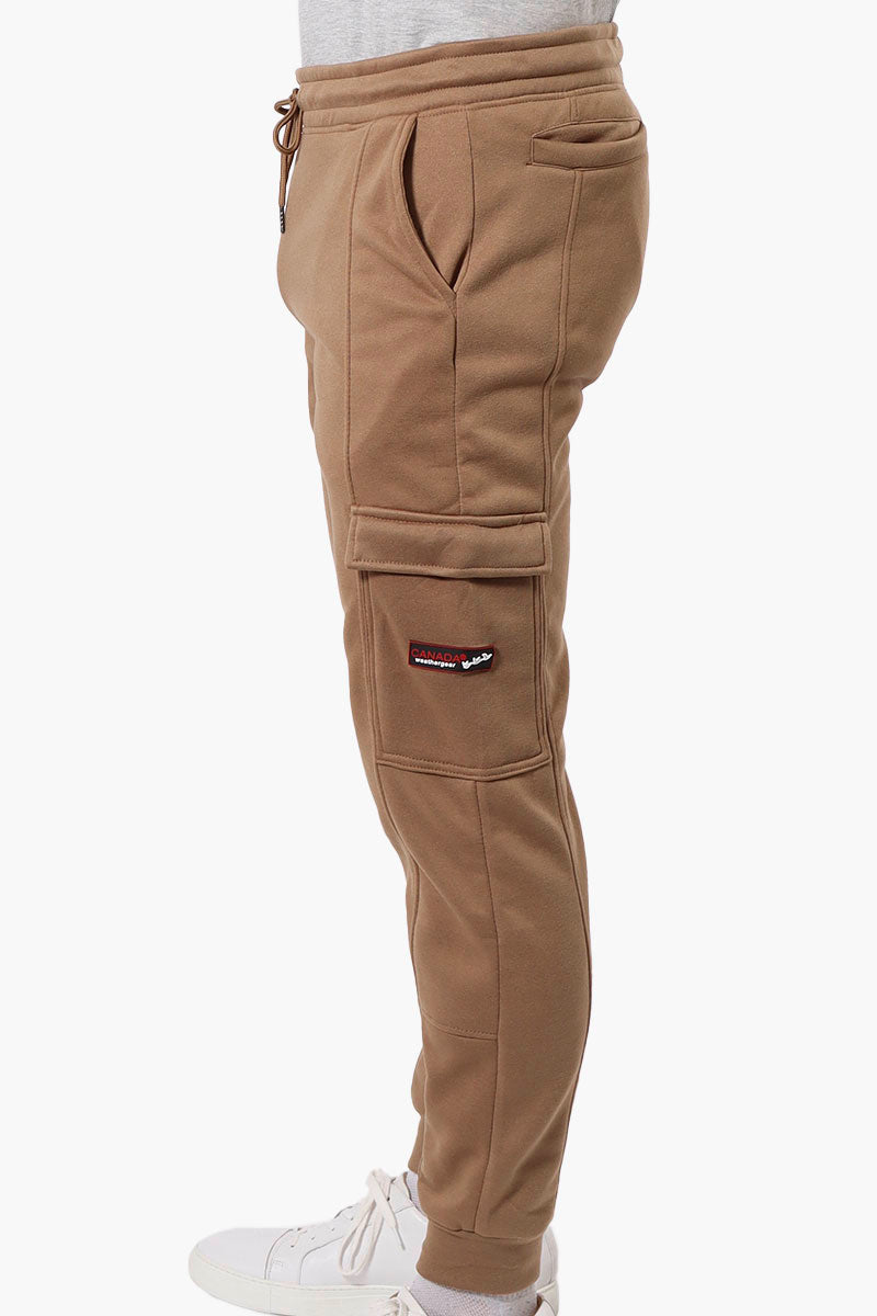 Canada Weather Gear Tie Waist Cargo Joggers - Camel - Mens Joggers & Sweatpants - Canada Weather Gear