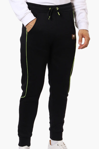 Canada Work Gear Contrast Piping Detail Joggers - Black - Mens Joggers & Sweatpants - Canada Weather Gear