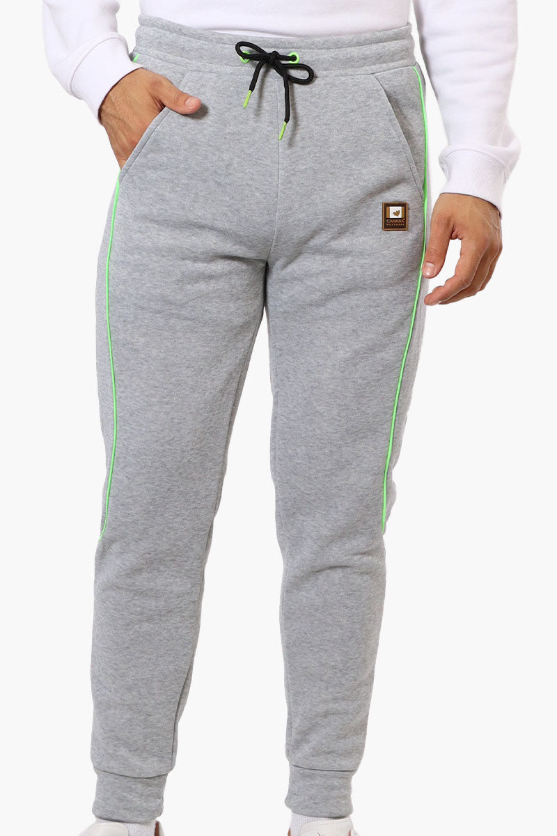 Canada Work Gear Contrast Piping Detail Joggers - Grey - Mens Joggers & Sweatpants - Canada Weather Gear