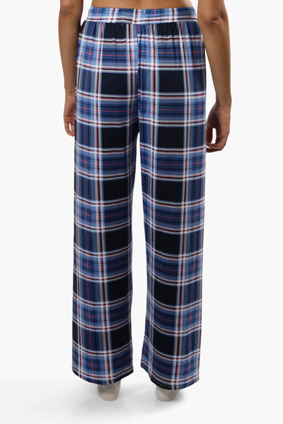 Canada Weather Gear Plaid Print Pajama Pants - Blue - Womens Pajamas - Canada Weather Gear