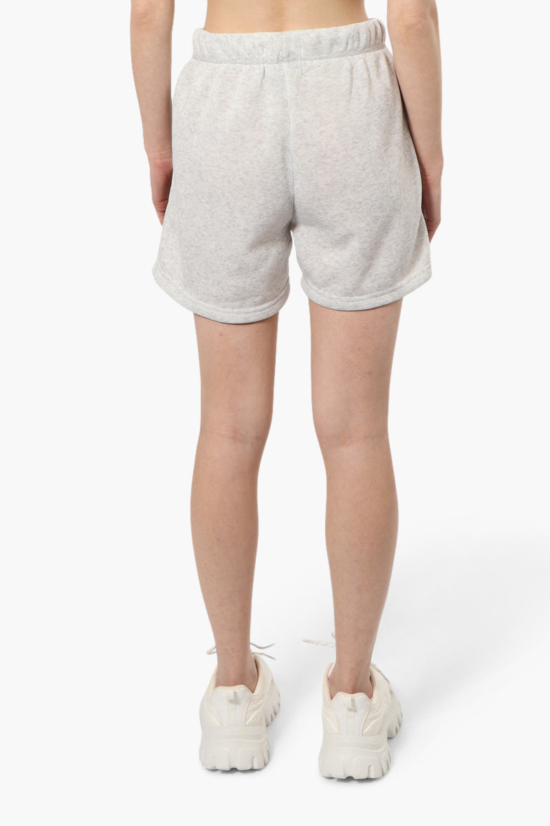 Canada Weather Gear Solid Tie Waist Shorts - Grey - Womens Shorts & Capris - Canada Weather Gear