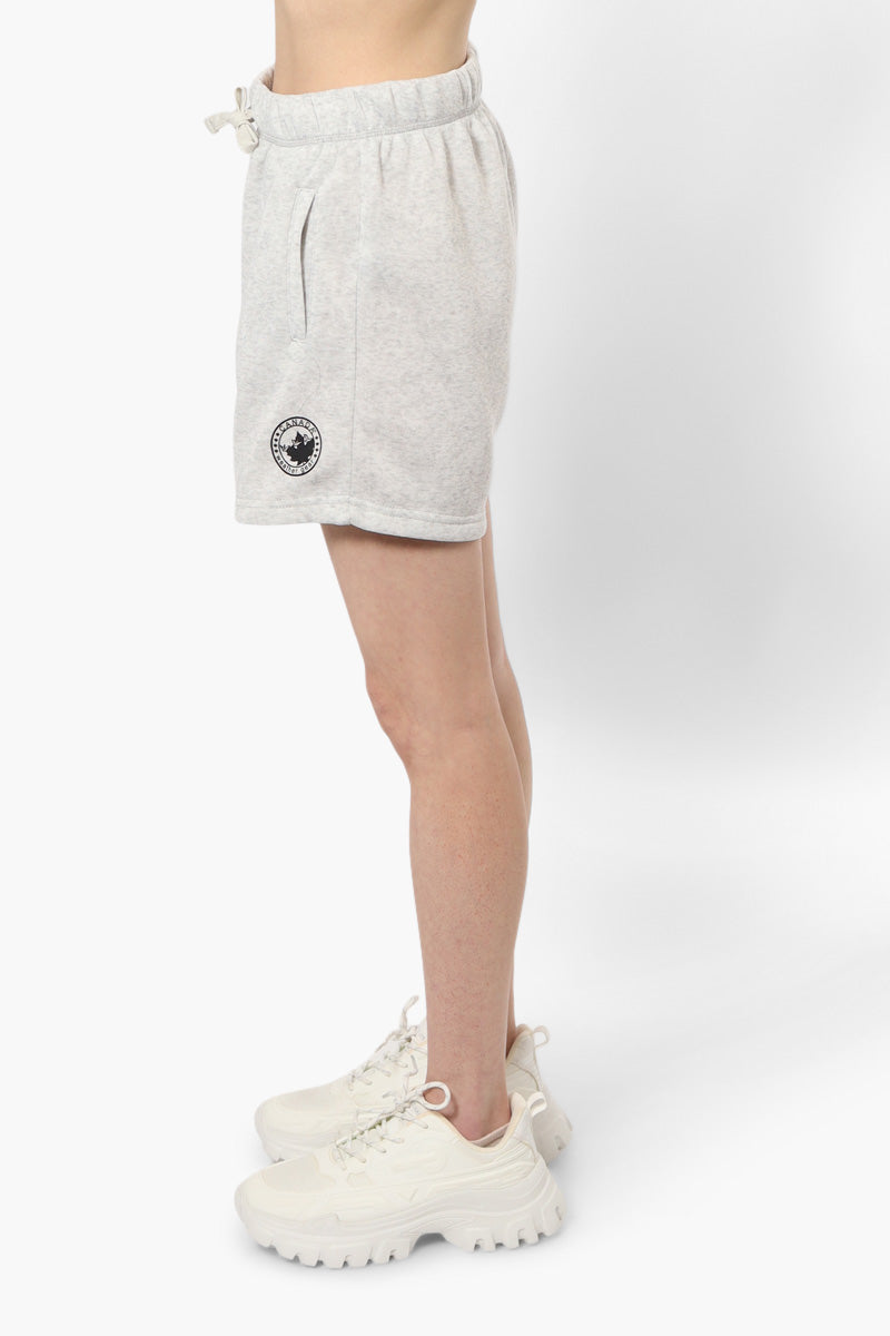 Canada Weather Gear Solid Tie Waist Shorts - Grey - Womens Shorts & Capris - Canada Weather Gear