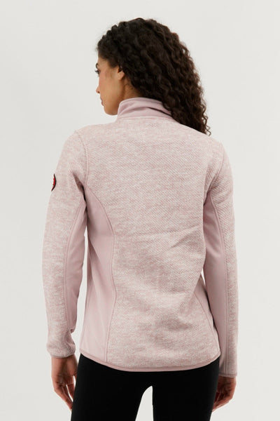 Canada Weather Gear Fleece Zip Up Lightweight Jacket - Pink - Womens Lightweight Jackets - Canada Weather Gear