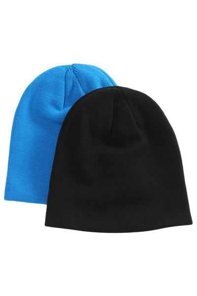 Canada Weather Gear 2 Pack Beanie Hat - Blue - Mens Hats - Canada Weather Gear