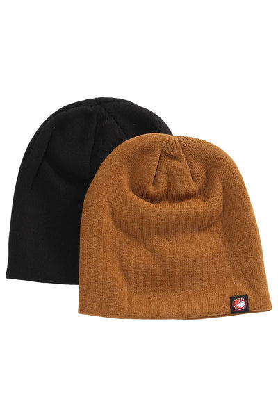 Canada Weather Gear 2 Pack Beanie Hat - Camel - Mens Hats - Canada Weather Gear