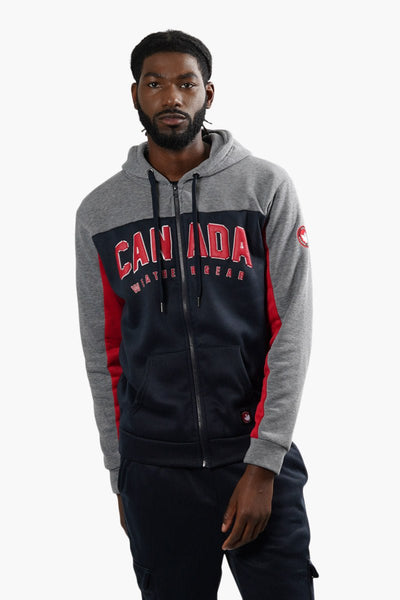 Canada Weather Gear Front Zip Hoodie - Grey - Mens Hoodies & Sweatshirts - Canada Weather Gear