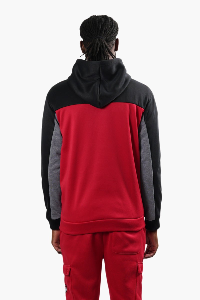 Canada Weather Gear Front Zip Hoodie - Red - Mens Hoodies & Sweatshirts - Canada Weather Gear