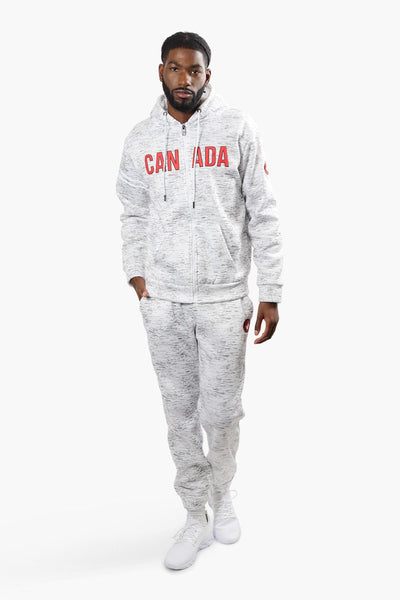 Canada Weather Gear Pattern Tie Waist Joggers - White - Mens Joggers & Sweatpants - Canada Weather Gear