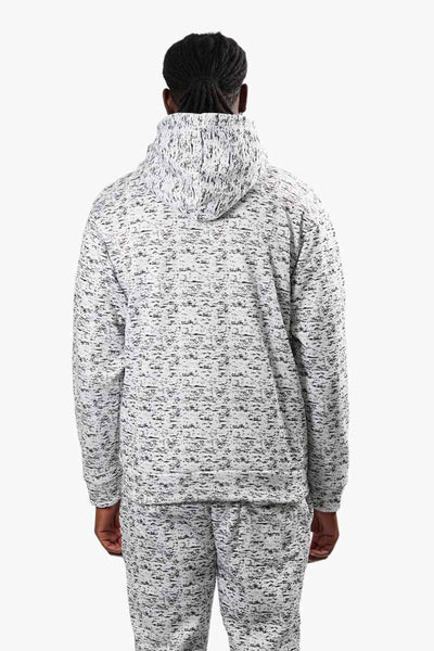 Canada Weather Gear Printed Front Zip Hoodie - White - Mens Hoodies & Sweatshirts - Canada Weather Gear