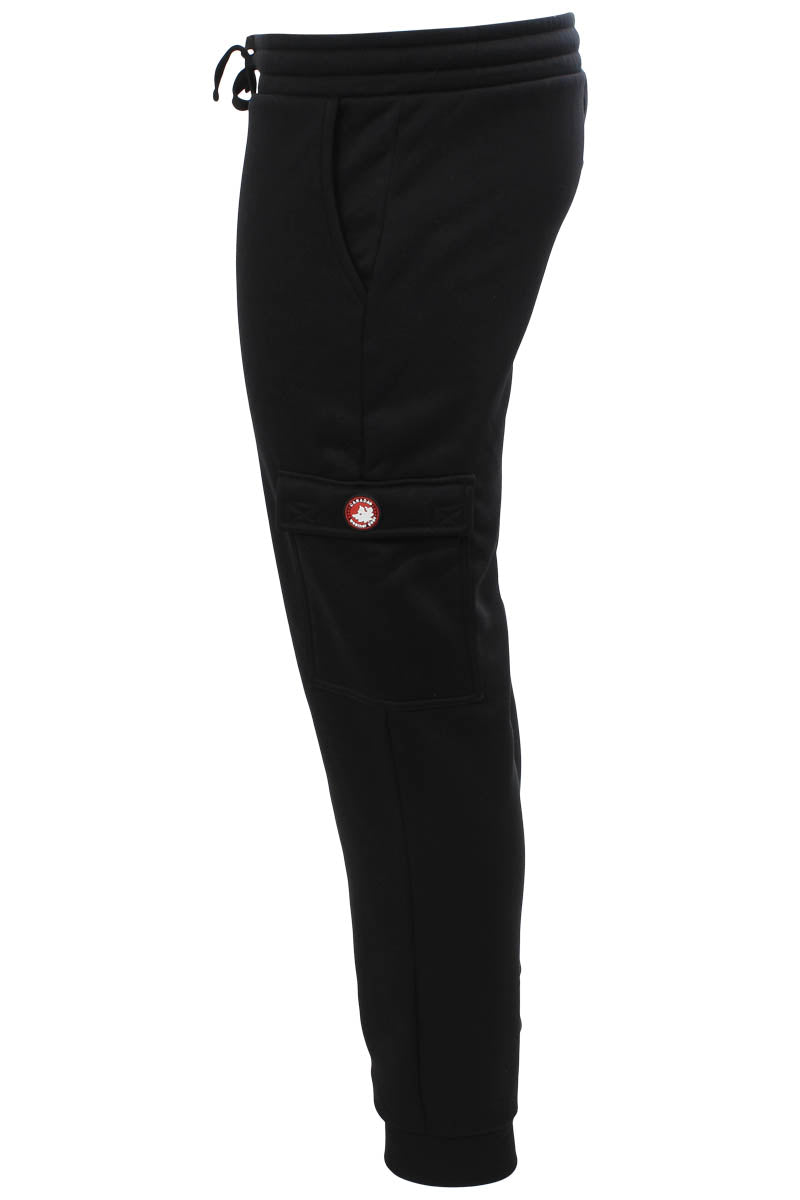 Canada Weather Gear Side Pocket Jogger Sweatpants - Black - Mens Joggers & Sweatpants - Canada Weather Gear