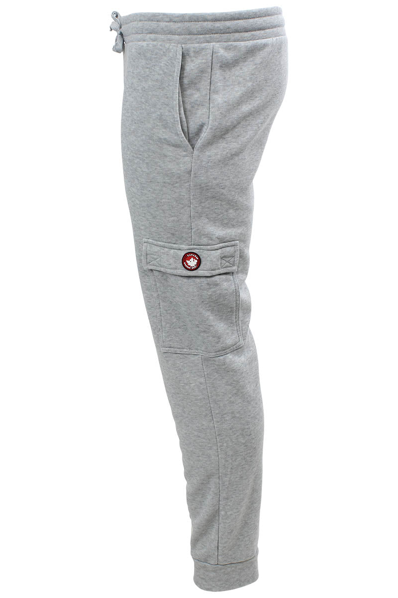 Canada Weather Gear Side Pocket Jogger Sweatpants - Grey - Mens Joggers & Sweatpants - Canada Weather Gear