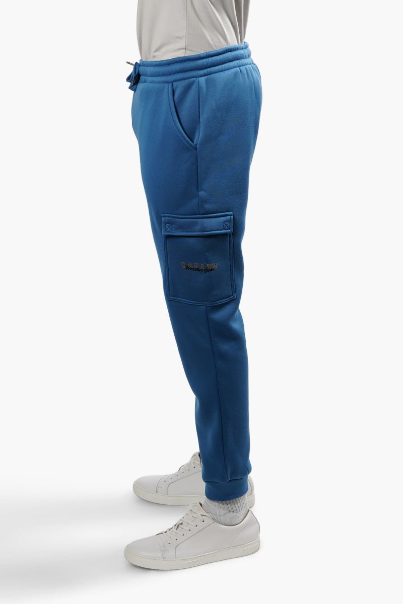 Canada Weather Gear Solid Cargo Joggers - Blue - Mens Joggers & Sweatpants - Canada Weather Gear
