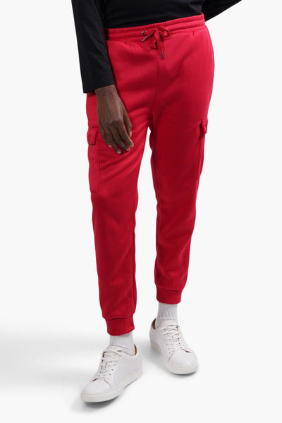 Canada Weather Gear Solid Cargo Joggers - Red - Mens Joggers & Sweatpants - Canada Weather Gear