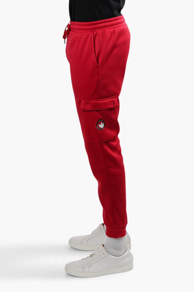 Canada Weather Gear Solid Cargo Joggers - Red - Mens Joggers & Sweatpants - Canada Weather Gear
