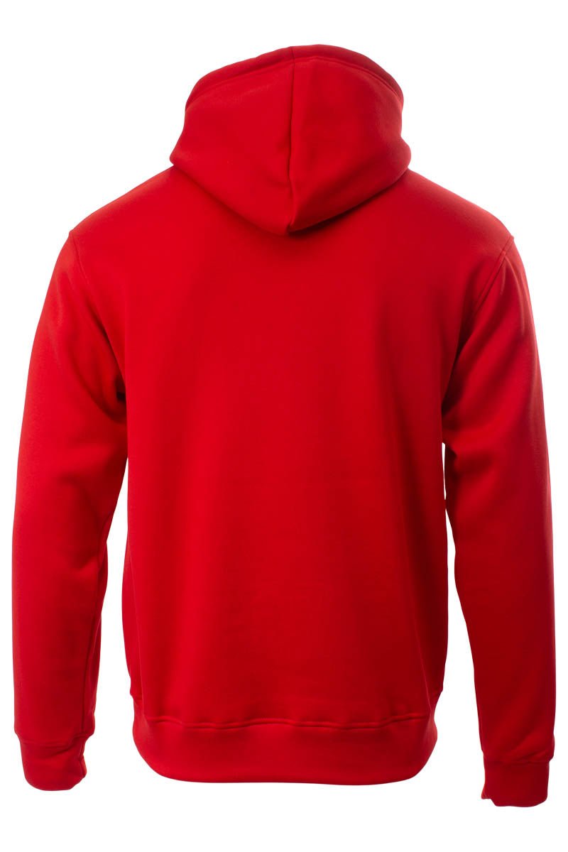 Canada Weather Gear Solid Embroidered Logo Hoodie - Red - Mens Hoodies & Sweatshirts - Canada Weather Gear