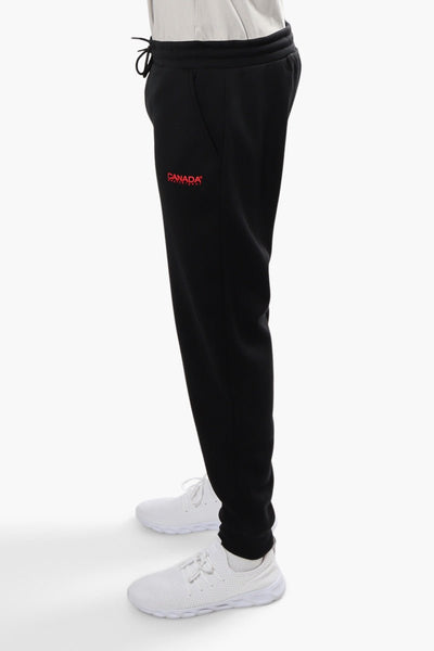 Canada Weather Gear Solid Tie Waist Joggers - Black - Mens Joggers & Sweatpants - Canada Weather Gear