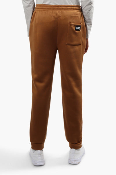 Canada Weather Gear Solid Tie Waist Joggers - Brown - Mens Joggers & Sweatpants - Canada Weather Gear