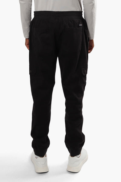 Canada Weather Gear Tie Waist Cargo Pants - Black - Mens Pants - Canada Weather Gear