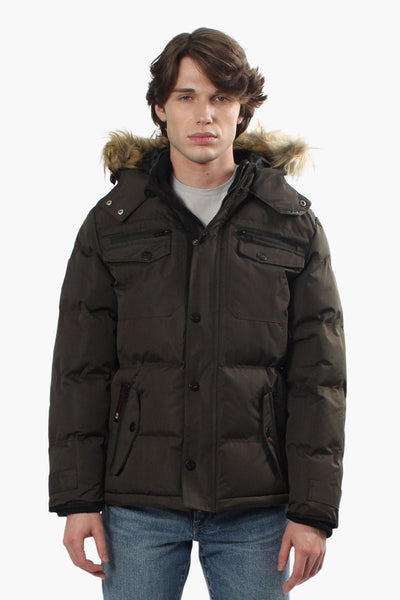 Give-koiuWinter Coats for Men,Men Winter Warm Hooded Zip Thick