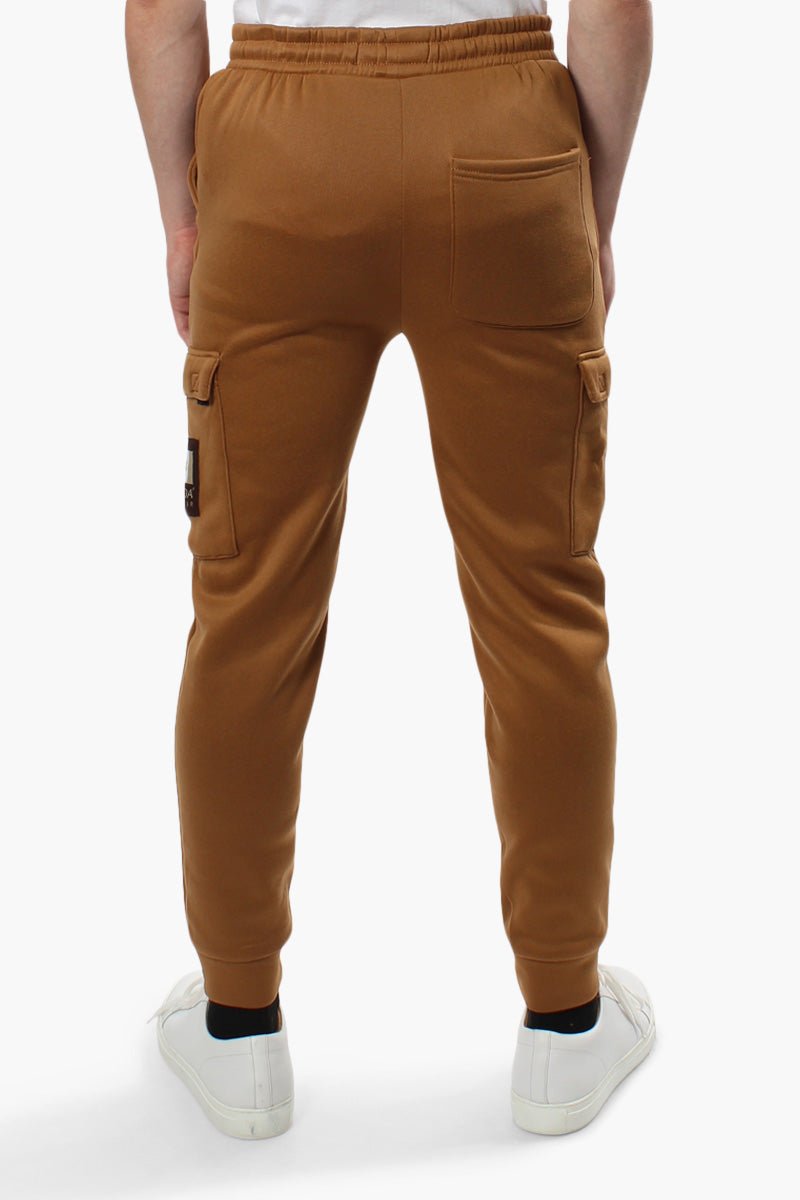 Canada Work Gear Solid Cargo Joggers - Brown - Mens Joggers & Sweatpants - Canada Weather Gear