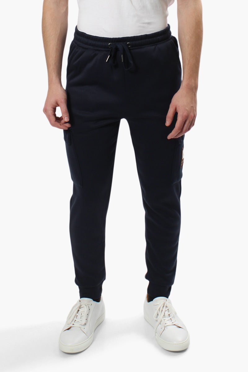 Canada Work Gear Solid Cargo Joggers - Navy - Mens Joggers & Sweatpants - Canada Weather Gear