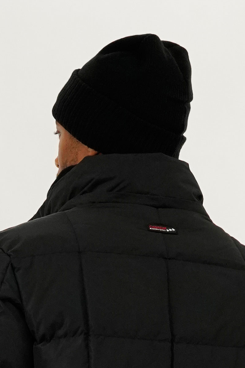 Canada Weather Gear Two Piece Set Gaiter and Hat - Black - Mens Hats - Canada Weather Gear