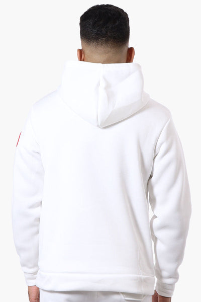 Canada Weather Gear Solid Embossed Logo Hoodie - White - Mens Hoodies & Sweatshirts - Canada Weather Gear