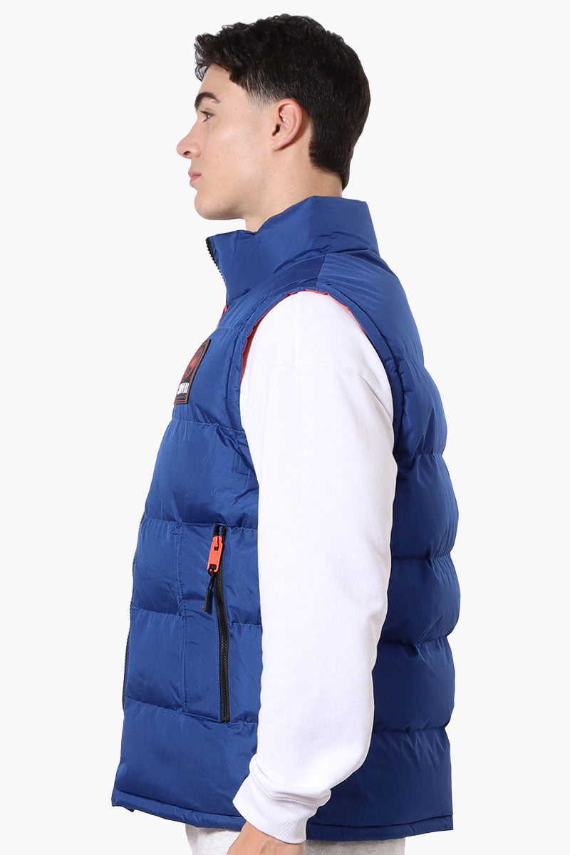 Super Triple Goose Double Pocket Bubble Vest - Blue - Mens Vests - Canada Weather Gear