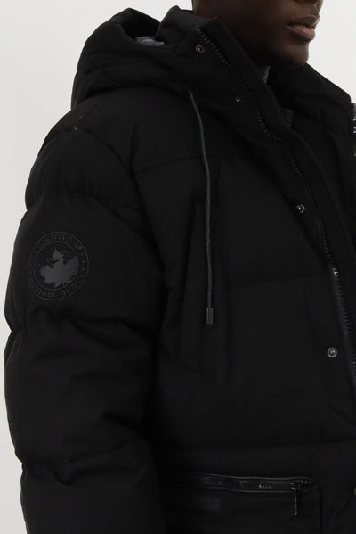 Canada Weather Gear Hip Length Parka Jacket - Black - Mens Parka Jackets - Canada Weather Gear