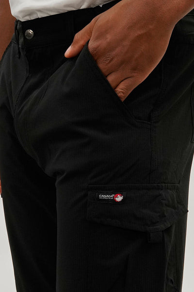 Canada Weather Gear Convertible Utility Cargo Pants - Black - Mens Pants - Canada Weather Gear