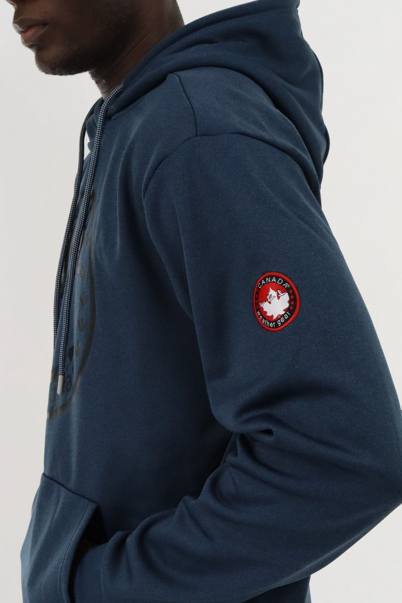 Canada Weather Gear Logo Hoodie - Navy - Mens Hoodies & Sweatshirts - Canada Weather Gear