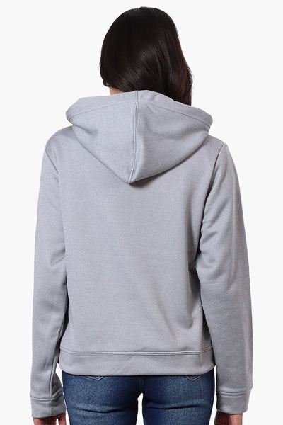 Canada Weather Gear Chest Logo Hoodie - Grey - Womens Hoodies & Sweatshirts - Canada Weather Gear