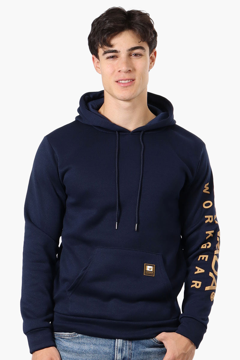 Canada Work Gear Sleeve Print Hoodie - Navy