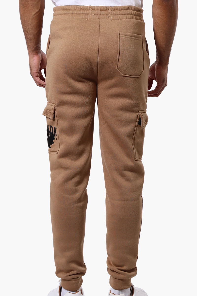 Canada Weather Gear Tie Waist Cargo Joggers - Brown - Mens Joggers & Sweatpants - Canada Weather Gear