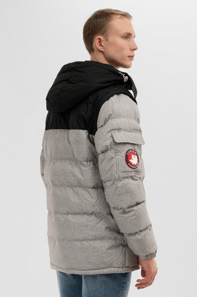 Canada Weather Gear Removable Sleeve Bomber Jacket - Grey