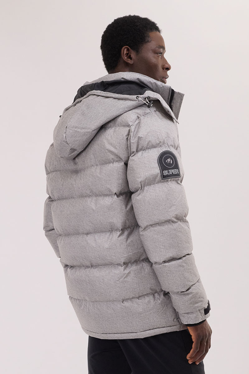 Super Triple Goose Thermal-Foil Lining Bomber Jacket - Grey