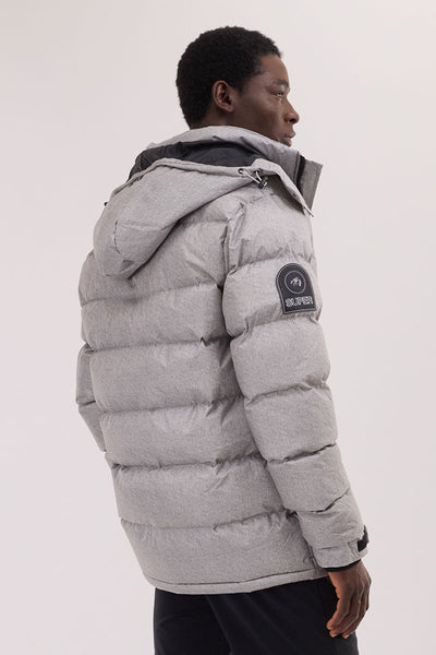 Super Triple Goose Thermal-Foil Lining Bomber Jacket - Grey