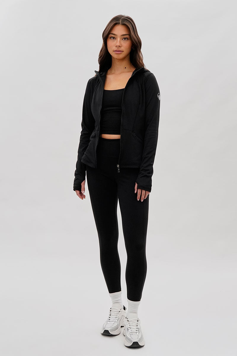 Canada Weather Gear High Waisted Yoga Leggings - Black - Womens Leggings - Canada Weather Gear